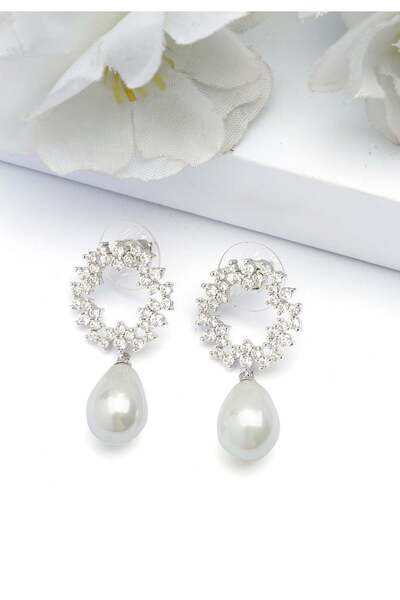 Avant-Garde Paris Cercei circulari fermecători cu picături goale