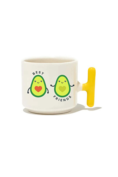 baskigo.com Best Friends Latte Cup - Gift Ceramic Mug