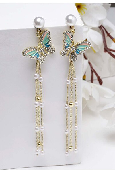 Avant-Garde Paris Cercei fluture multicolori