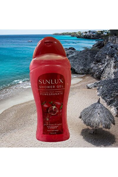 Sunlux صابون الاستحمام السائل بالرمن