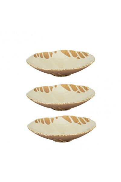 Culinaro Set of 3 deep porcelain plates FUJI 29xh7cm