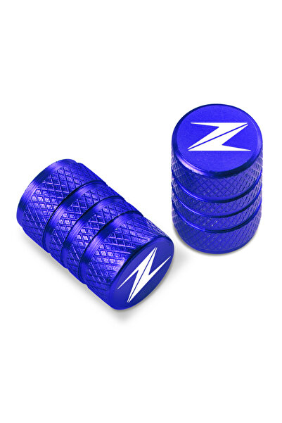 choice2 غطاء صمام إطار دراجة نارية أزرق مكون من قطعتين لدراجات كاواساكي الجدي...