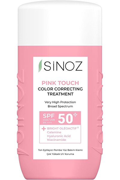 SİNOZ Pink Touch Color Correcting Treatment 50ml – Perfect Skin Tone & UVA-UV...