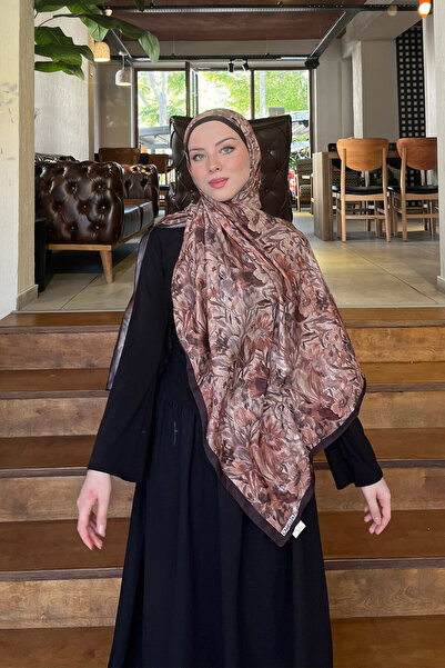 cs camellia scarf Paradise Kash Shawl - Light Brown