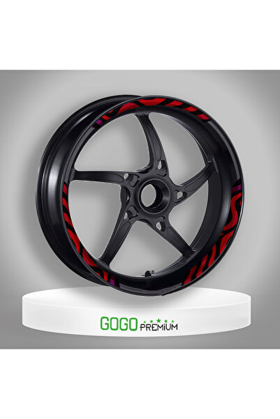 gogo premium HONDA PCX 2014 - 2025 UYUMLU MOR KIRMIZI ZEBRA DESEN BÜYÜK 1 SET...