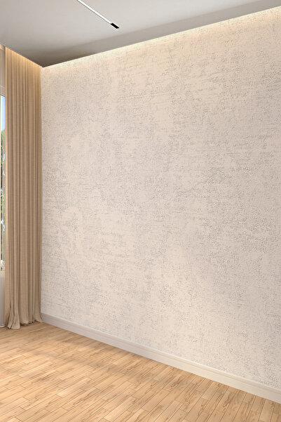 dreamwall Loft Düz Doku Desenli Açık Renk Tekstil Duvar Kağıdı