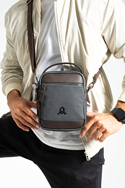 MEGA ÇANTA Ανδρική τσάντα χιαστί/χειρός σειράς Canvas