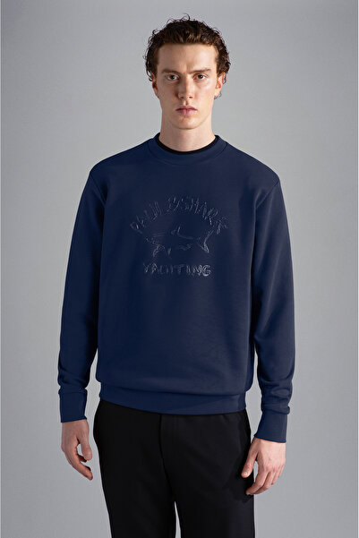 PAUL&SHARK MEN'S KNITTED SWEATSHIRT C.W. COTTON