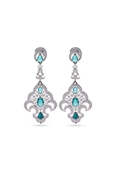 Avant-Garde Paris Cercei verzi pictați de designer contemporan