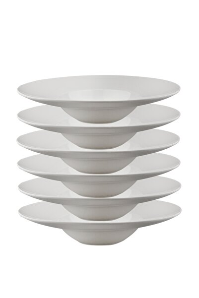 Culinaro Set 6 farfurii gourmet portelan Pro White 26cm