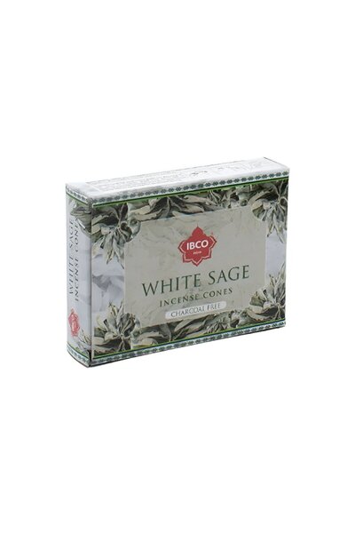 Aroma Land Parfumat Conuri Aroma Land, rasina, salvie alba, cutie 10 bucati