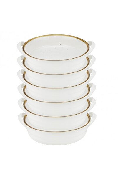 Culinaro Set 6 tavi servire portelan ARIZONA GLISS 18cm