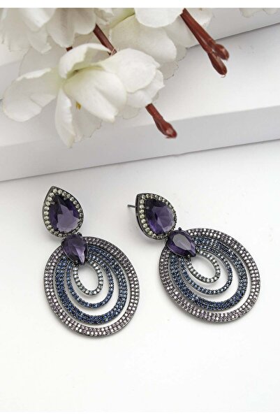 Avant-Garde Paris Cercei rotunzi de lux cu zirconiu din colecția Diva