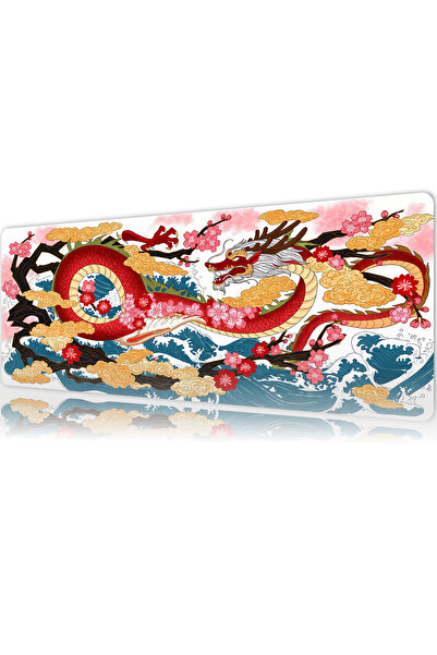 urzuva Dragon Spring's Gaming Oyuncu Mouse Pad 80x30 cm 3mm Mousepad