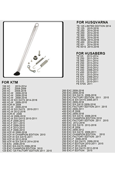 Choice6 مسند جانبي فضي اللون للدراجات النارية موديلات 2008-2016 مع طقم زنبركي...
