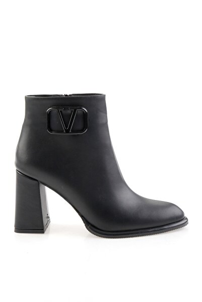 Bambi Siyah Kadın Bot & Bootie K02565070509
