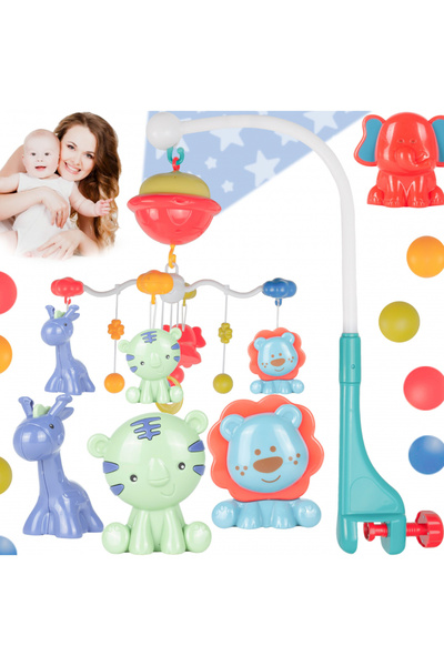 MalPlay Musical carousel for crib with projector and remote control