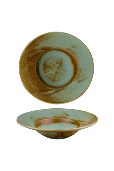 Culinaro Set of 2 porcelain pasta plates RIVER 28cm 380ml