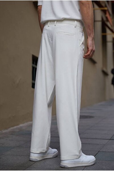 BY FAS MAN ERKEK RAHAT KALIP BAGGY KUMAŞ PANTOLON