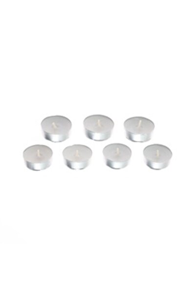Bolsius Tea light candle, aluminum, burn time 4 hours, white, 100 pieces/set