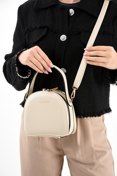 Sanmorris Kadın omuz ve el çantası Ayarlanabilir çapraz uzun askılı Şık Kulla...