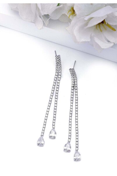 Avant-Garde Paris Cercei lungi dubli din argint