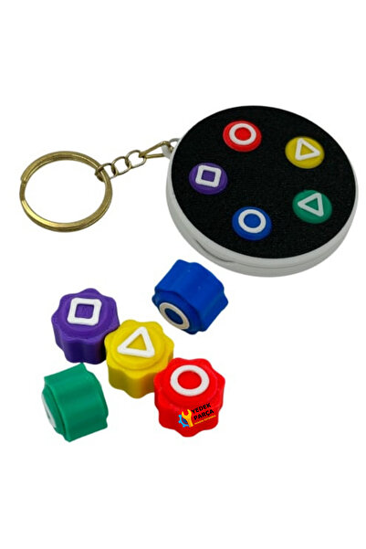 Ozba Ticaret Squid Game Kumlu Model Oyun Taşı – 5 Taş Seti Renkli Taş Gonggi, Beş Taş, Kalamar Oyunu