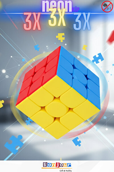 Bonjour Gift & Hobby Magic Cube Zeka Küpü 3x3 Speed Hız Küpü ,Fidget Oyuncak ...