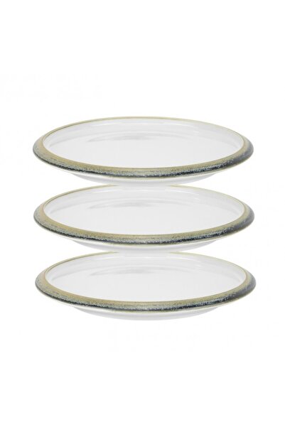 Culinaro Set of 3 porcelain plates Storm 24xh2.5cm
