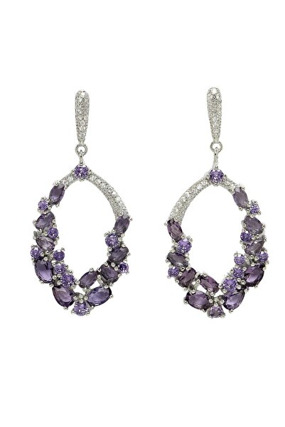 Avant-Garde Paris Cercei pictați cu zirconiu cubic delicat din colecția Diva