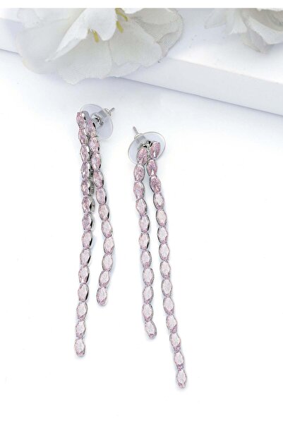 Avant-Garde Paris Cercei lungi dubli roz deschis