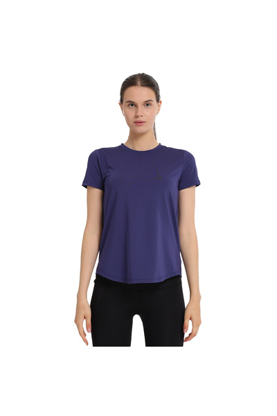 Sportive Zana Kadın Mavi Antrenman T-Shirt 25KK1047-MVI