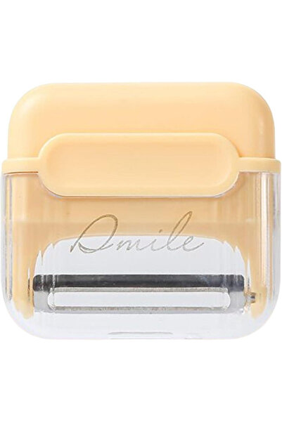 Flippy Decojitor/Curatator manual de legume si fructe, Flippy, portabil, cu magnet, doua lame, Inox, Galben