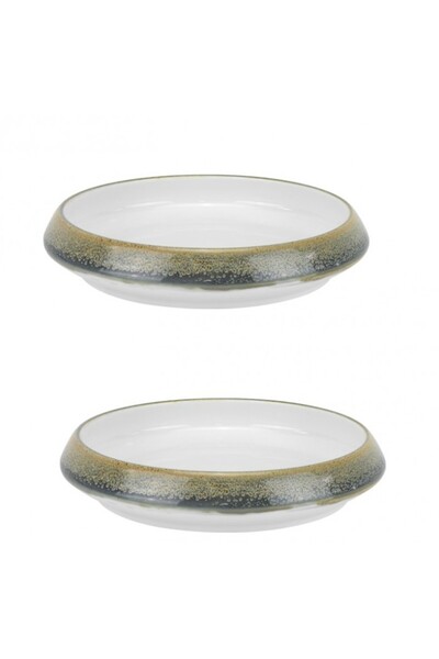 Culinaro Set 2 farfurii adanci din portelan Storm 25xh4cm