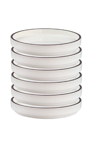 Culinaro Set 6 farfurii portelan HELLA WHITE 26cm