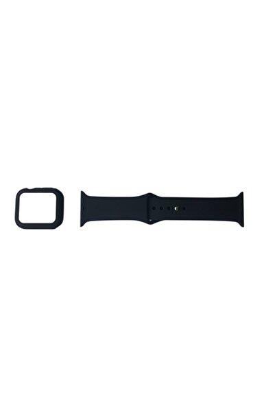 Bibilel Curea din silicon și husă de protecție completă pentru Apple Watch 40...