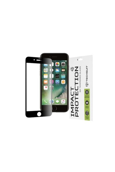 OEM Premium Protection Kit for iPhone 7/8, Tempered Glass Film and Mounting Accessories, White Color