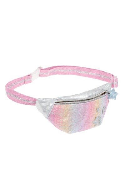 SOHO Borseta cu sclipici si stelute, curea ajustabila, Pink