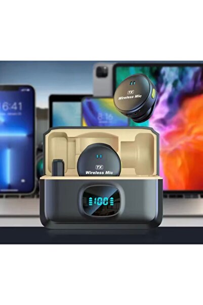 MYGALAXY Kablosuz Yaka Mikrofonu Seti 2’li iPhone,Android Type-C, Kamera ve 3...