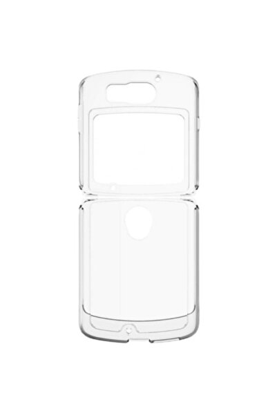 Bibilel Husă de protecție din silicon pentru Motorola Razr 5G, transparentă