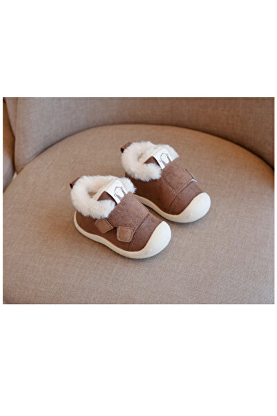 Superbaby Brown fur-lined shoes - Snow