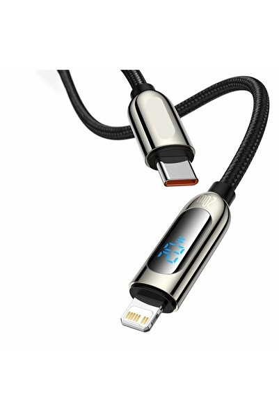 SOHO Fast Charger USB-C to Apple Connector Cable, PD 20W, 2 m, Black