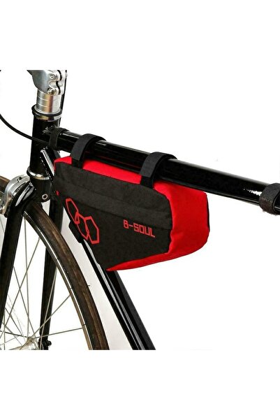 Bibilel Bike pouch for phone and accessories, waterproof, Red Black, BBL1890