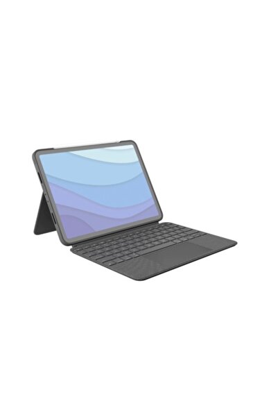 logitech Θήκη πληκτρολογίου για iPad Pro 12,9 ιντσών 2021, Combo Touch, γκρι