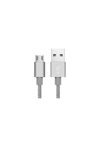 SOHO Data Cable for Samsung, Huawei, HTC, Allview with Micro USB Connector, Length 3m, Grey