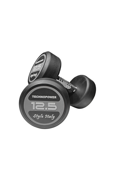 techno power Technopower Olimpik Kauçuk Dambıl 2 x 12,5 KG