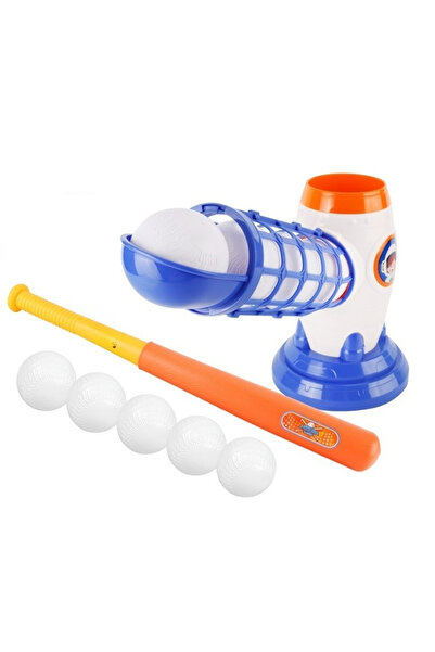 Flippy Joc interactiv de baseball, lansator, aruncare prin butonul de lansare de pe bâtă, include bâtă și 5 bâte