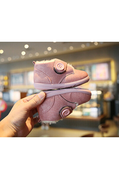Superbaby Pantofi roz imblaniti - Watercress