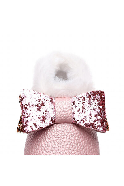 Superbaby Pink fur-lined shoes - Shine