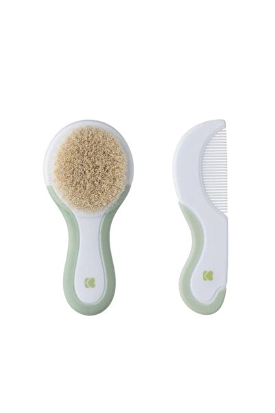 SOHO Set care with comb and ultra-soft brush for babies, Light green